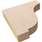 Ekena Millwork 2"W x 10"D x 10"H Thin Van Buren Rough Cedar Woodgrain TimberThane Corbel, Primed Tan CORUR02X10X10VANRCPR - alternate 2